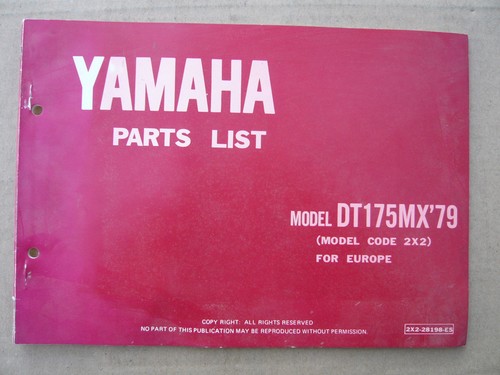 Yamaha dt175 parts - yamaha,