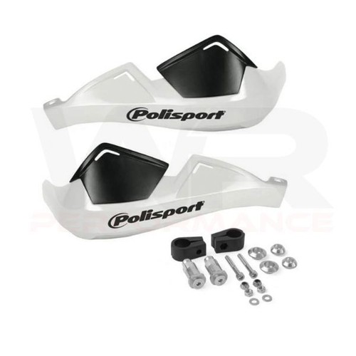 Hand guards white polisport - white,