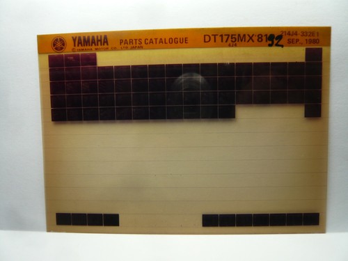 Yamaha dt175 4j4 parts - yamaha,