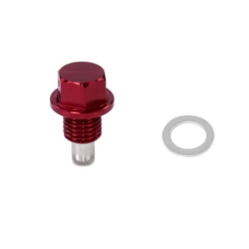 Engine oil sump - drain, red
