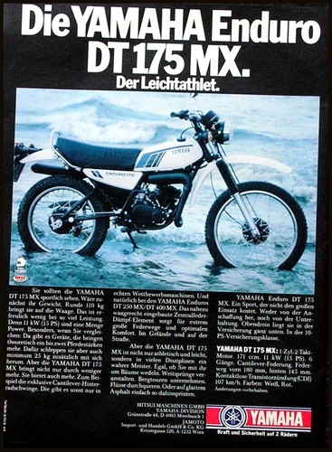 Yamaha 175 original - dt, mx,