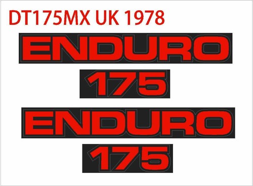Yamaha dt175mx 1978 side - dt175mx,