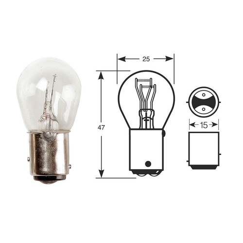 Stop and tail bulb - x, 2