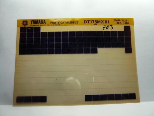 Yamaha dt175 4j4 parts - yamaha,