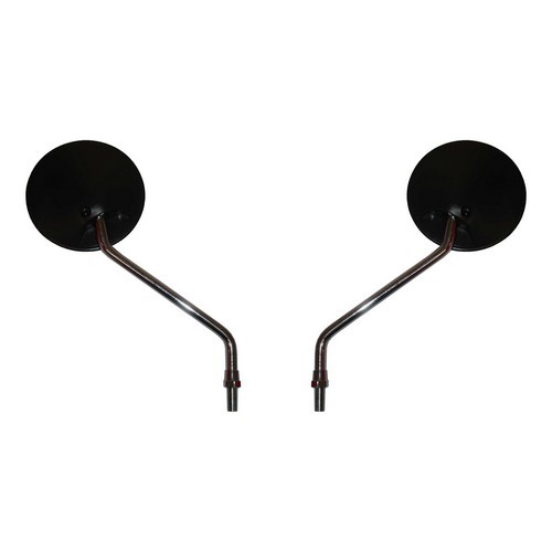 Mirrors 10mm black round - mirrors,